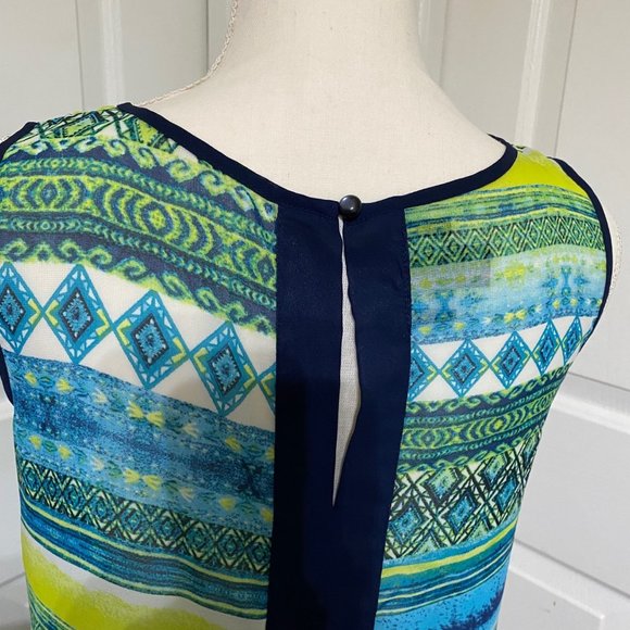 S By & By Multi Colored Hi-Lo Top - Picture 4 of 7